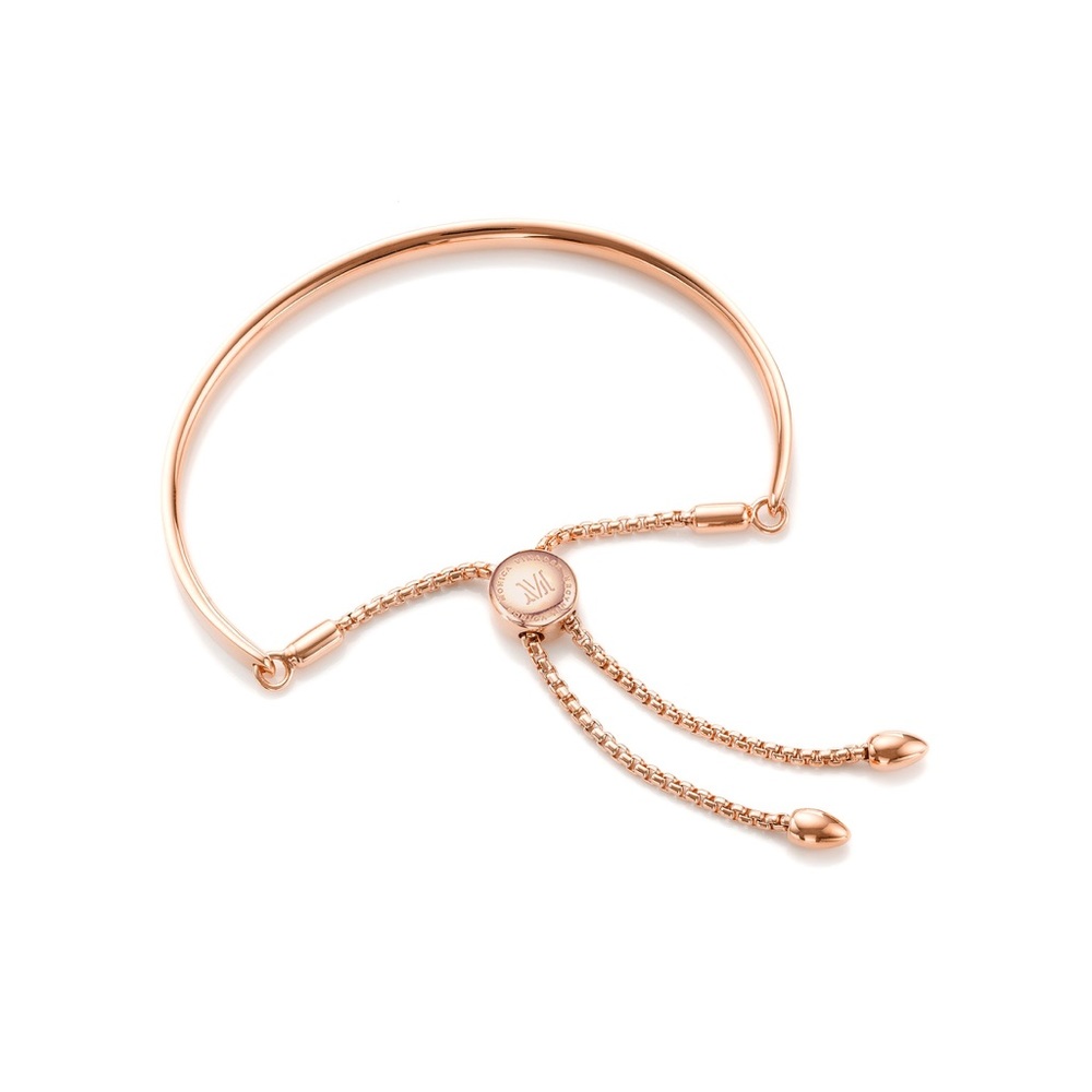 Monica Vinader Rose Gold Fiji Bracelet
